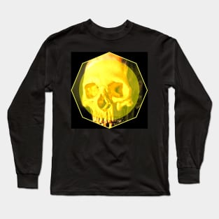 Yellow Skull Long Sleeve T-Shirt